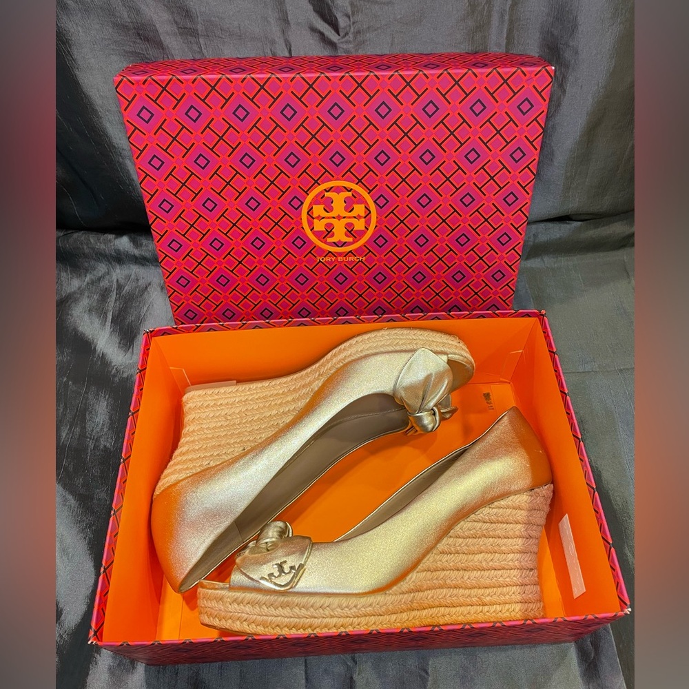 Tory Burch Dory 85mm Espadrille New in Box
